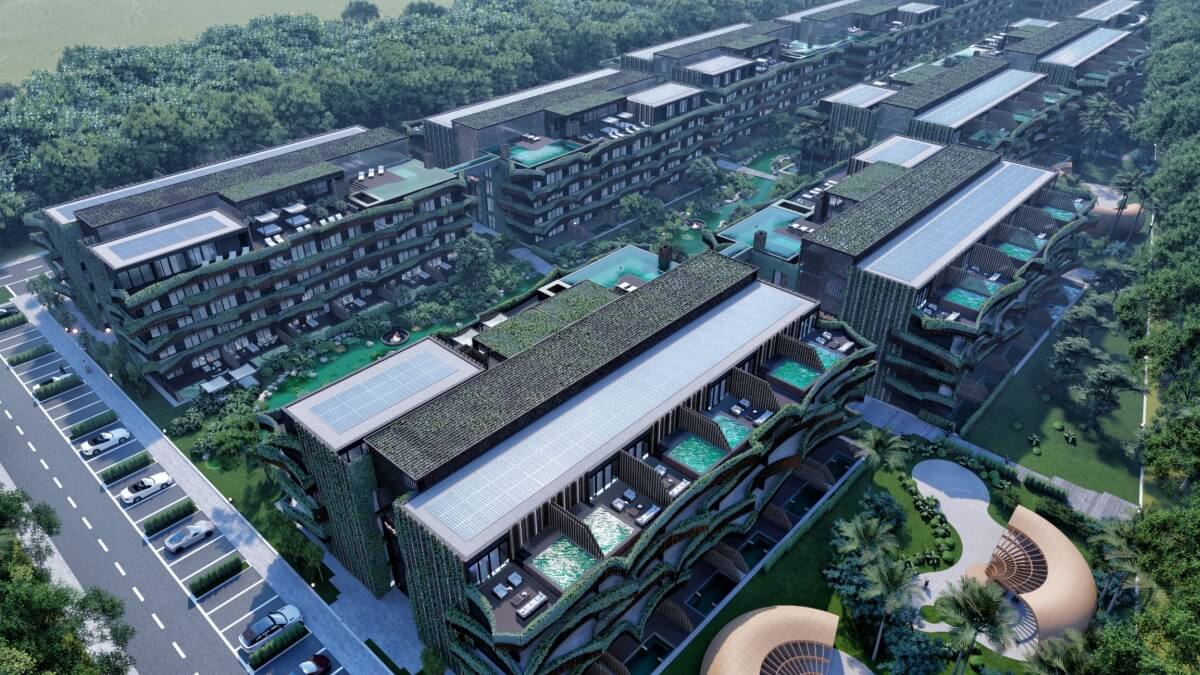 Apartment with common Rooftop and Pool, for Sale, Aldea Zama, Tulum