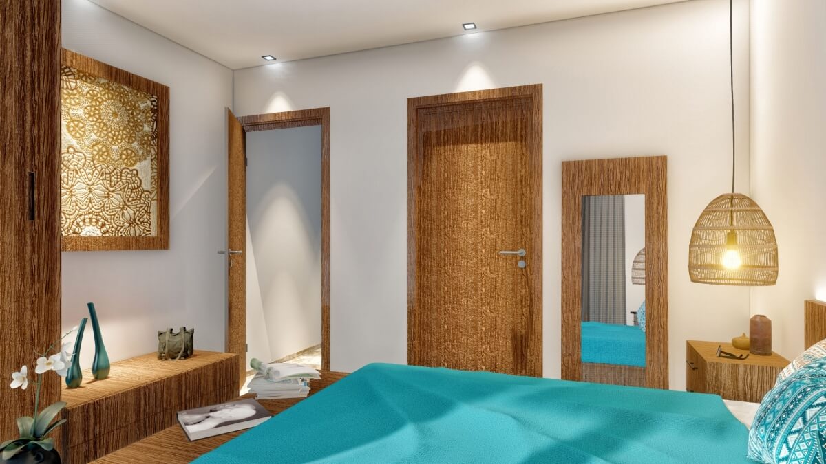 Apartment with common Rooftop and Pool, for Sale, Aldea Zama, Tulum