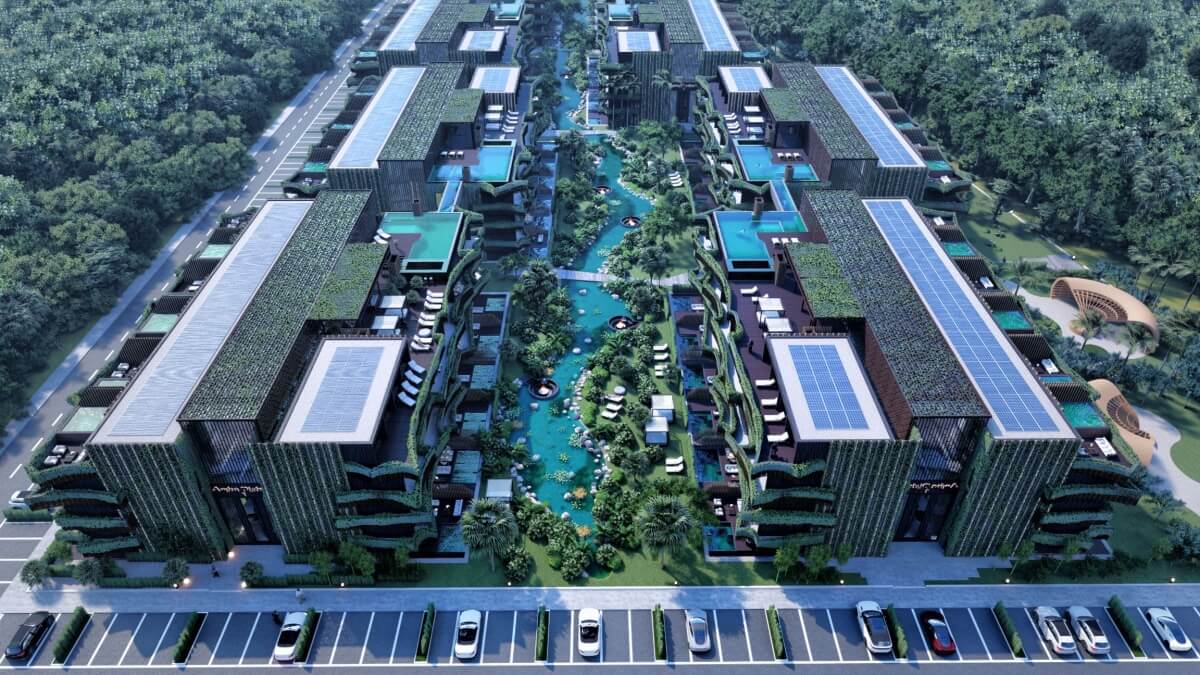 Departamento con terraza y alberca, en venta, la veleta, Tulum