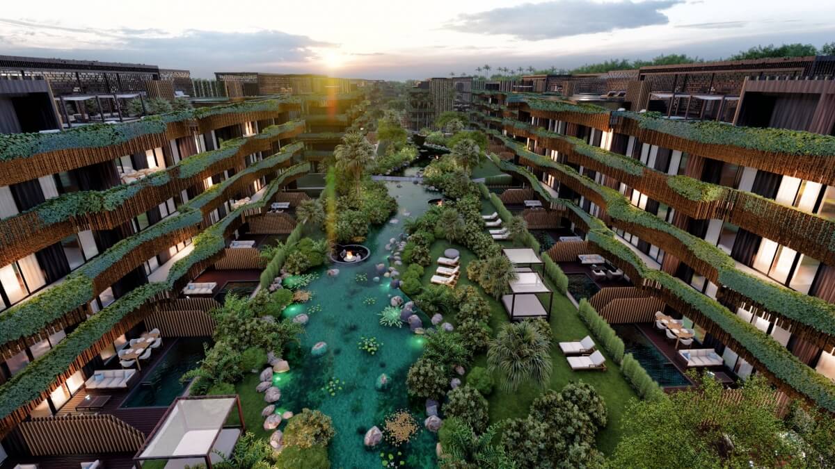 Departamento con terraza y alberca, en venta, la veleta, Tulum