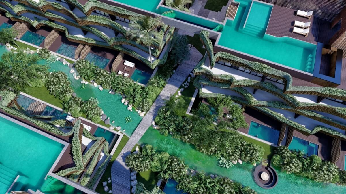 Departamento con terraza y alberca, en venta, la veleta, Tulum