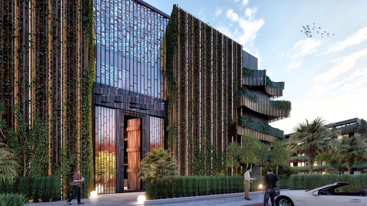 Penthouse with private rooftop wide spaces open design in Aldea Zama