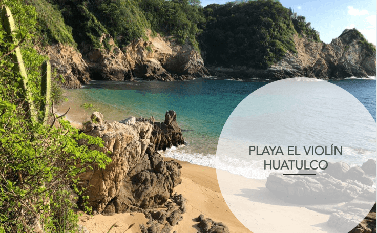 Beachfront land for sale in Huatulco, 57 meters of beach, Land use: residential-tourist Ideal for boutique hotel or residential development,