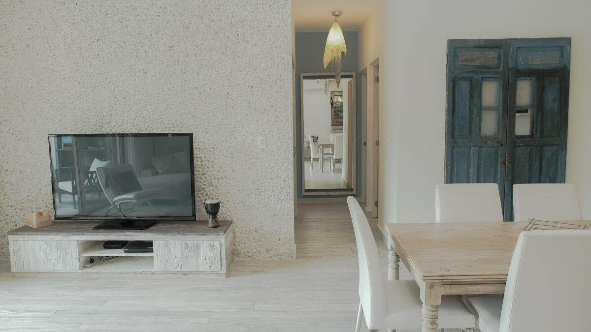 Apartment with roof top pool, barbecue, gym, fire pit, pre-construction for sale in Aldea Zama, Tulum.