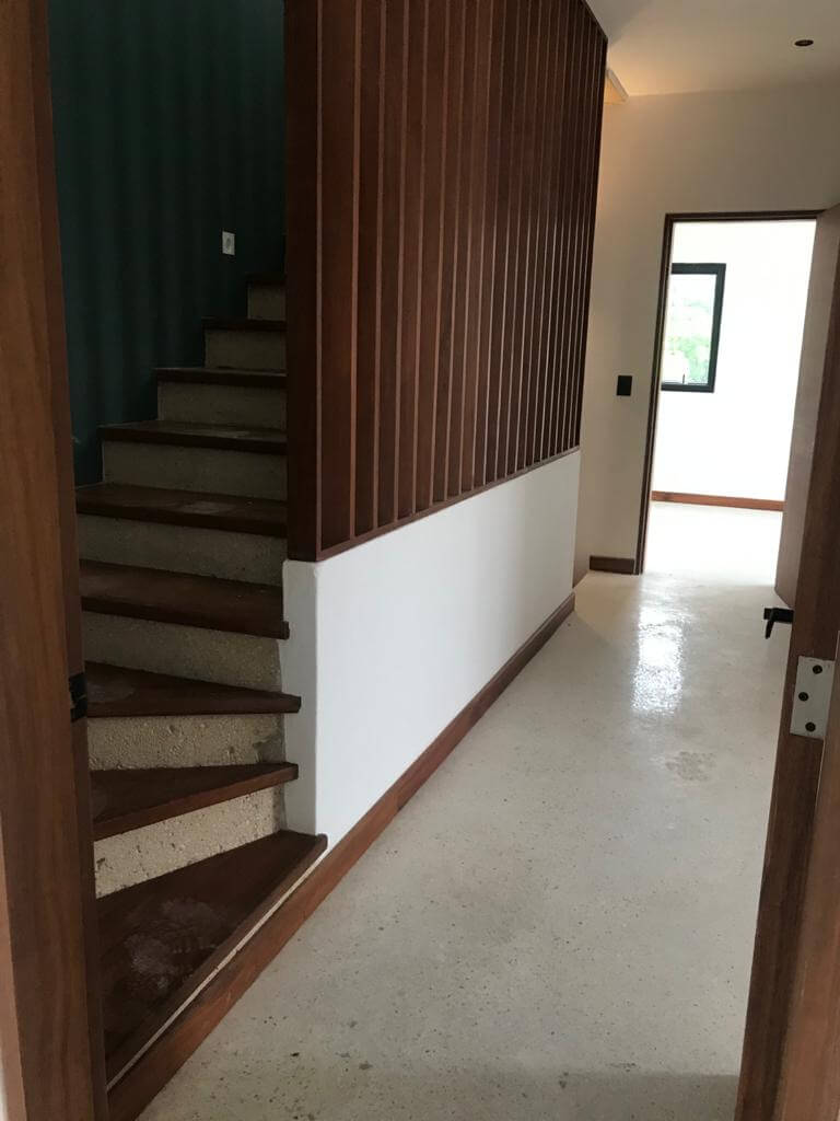 Luxury house with private pool, Green views, clubhouse with sports fields, in gated community Aqua, Cancun, for sale.