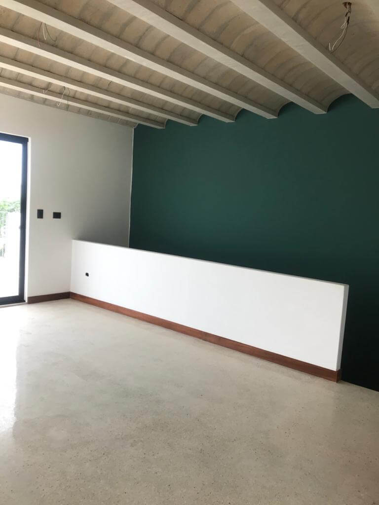 Luxury house with private pool, Green views, clubhouse with sports fields, in gated community Aqua, Cancun, for sale.