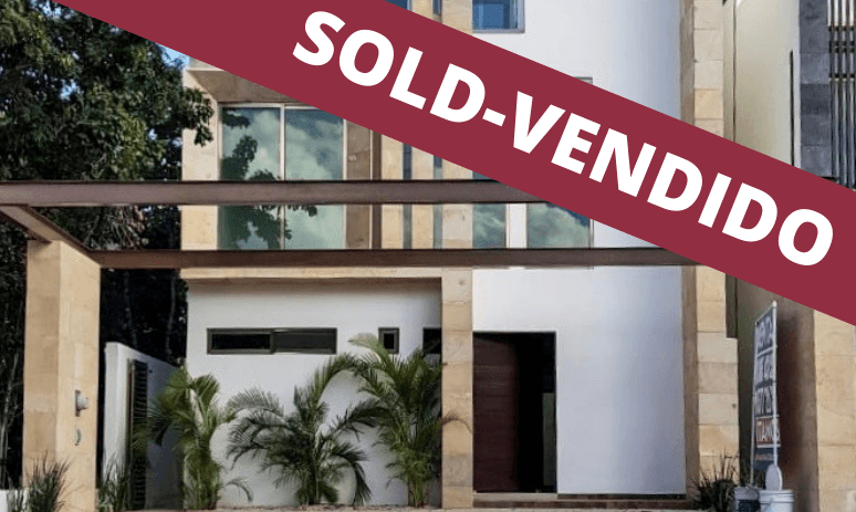 Casa amueblada y equipada, en comunidad cerrada, venta, Arbolada, Canc&uacute;n