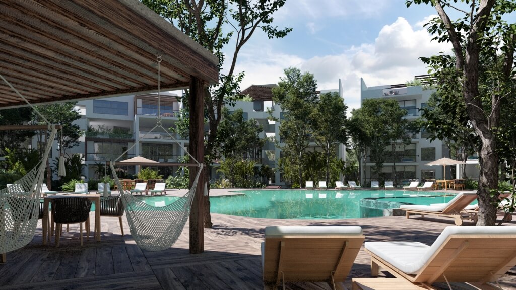 Condo with Private Pool for Sale, Lock-Off System, Downtown Tulum