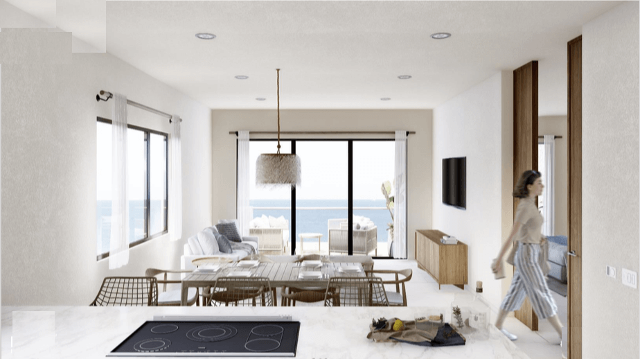 Oceanview condo,Terrace, for sale, North Hotel Zone, Cozumel