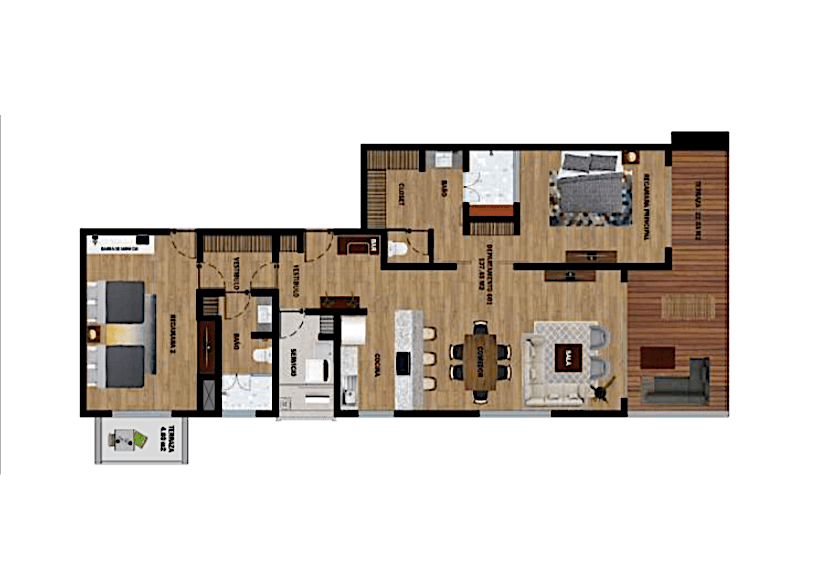 Condo with Garden, Pool, and Private Jacuzzi for Sale in Zona Hotelera Sur, Cozumel.