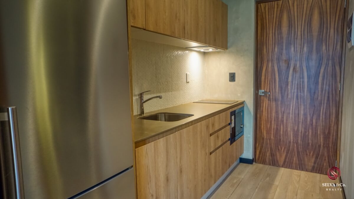 Condo with iconic pool, gym, concierge, terrace, restaurant, furnished, immediate delivery for sale The Panoramic, Tulum.