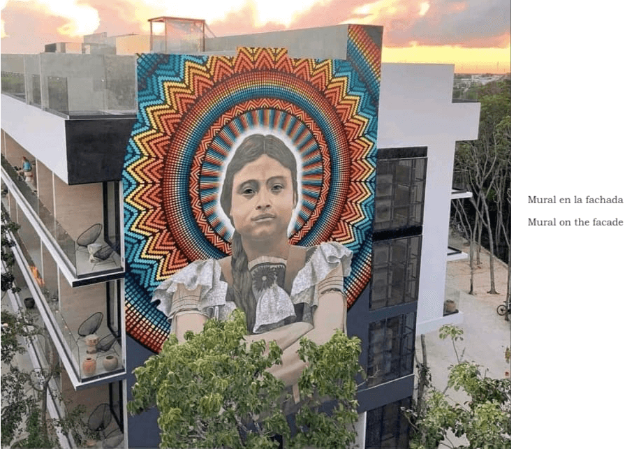 Condo with iconic pool, gym, concierge, terrace, restaurant, furnished, immediate delivery for sale The Panoramic, Tulum.