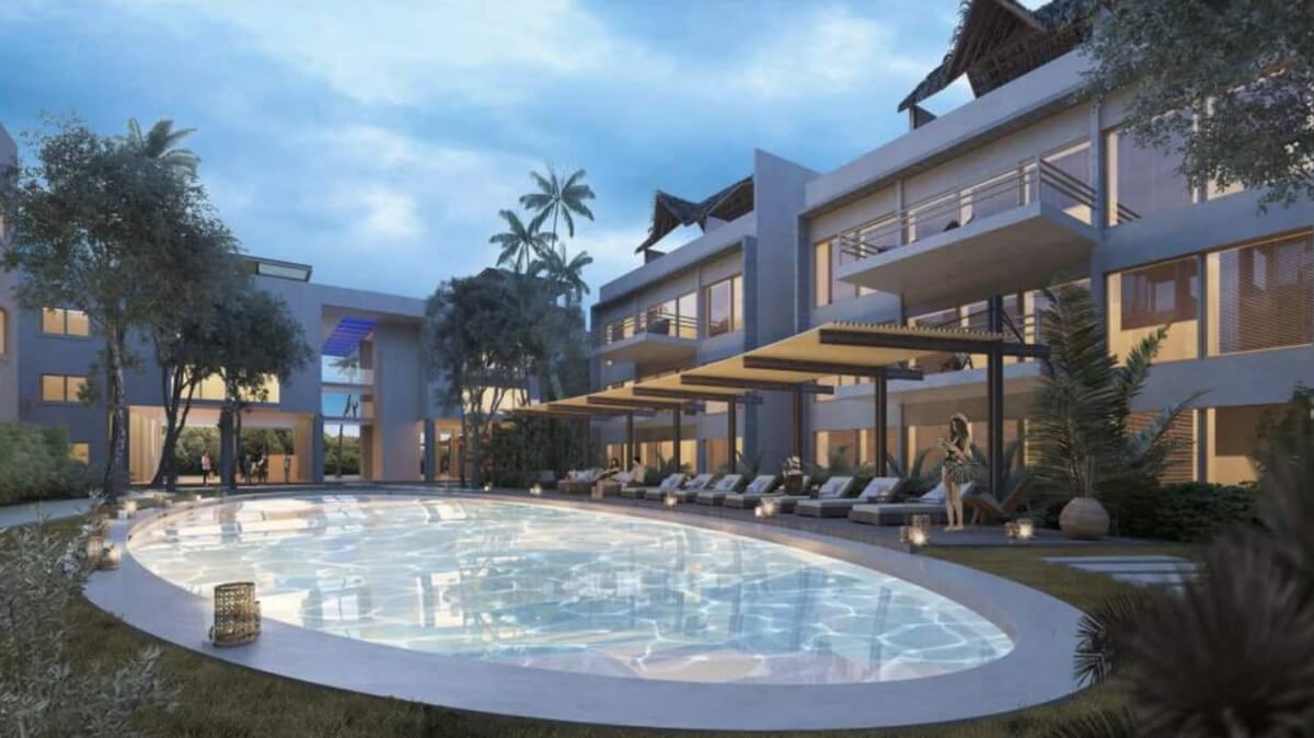 Condo with garden, pool, spa, stargazing, yoga, coworking, gym in gated community with outstanding amenities, pre-construction for sale Tulu