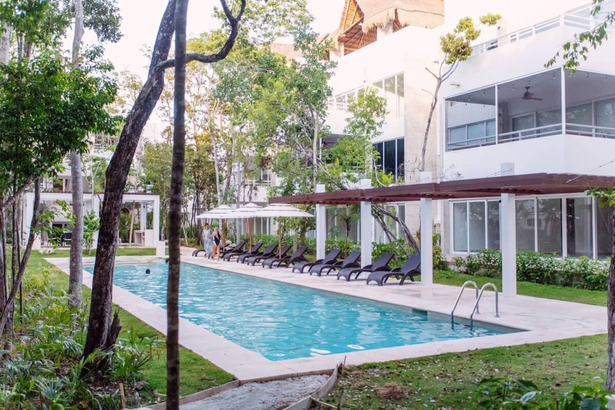 Condo with garden, pool, spa, stargazing, yoga, coworking, gym in gated community with outstanding amenities, pre-construction for sale Tulu