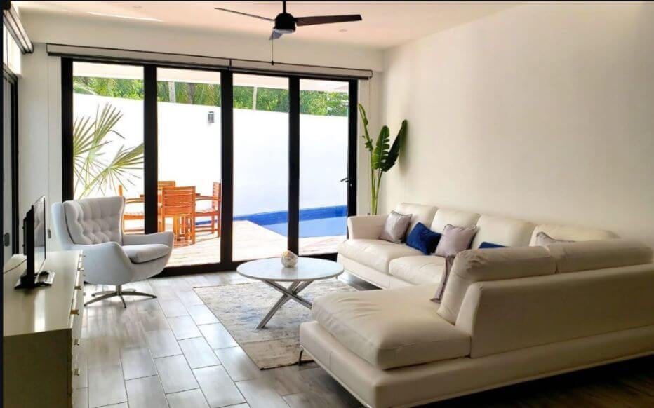 Double-height loft for sale in Chahue Beach, Huatulco.