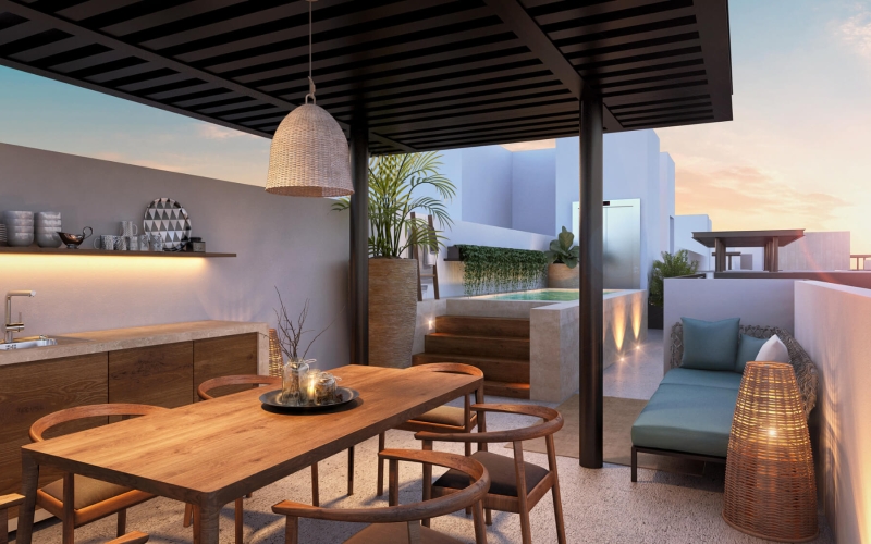 314 m2 spacious condominium, with private garden, concierge &amp; driver, clubhouse, and exclusive amenities, pre-construction for sale in M&eacute;rid