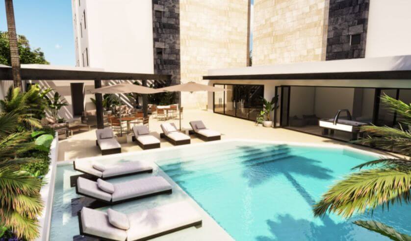 Condo with terrace and study for sale in Lagos del Sol, Canc&uacute;n