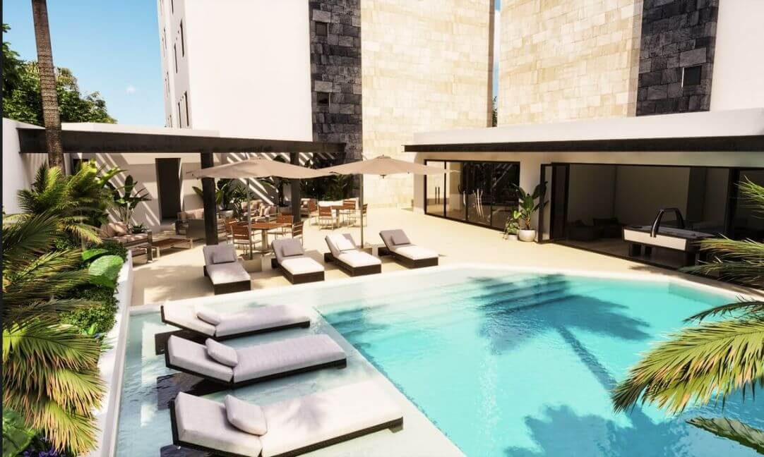 Condo with 30 amenities for sale, Boulevard Colosio, Canc&uacute;n