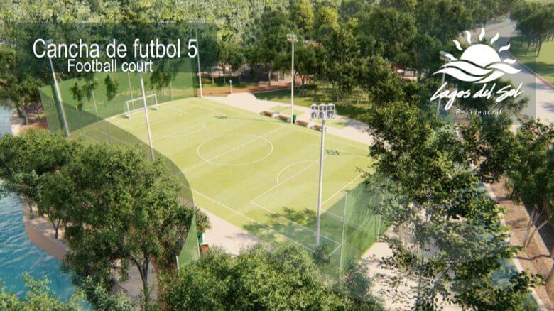 Land in front of a park, 1,252 m2, in gated community with lakes, clubhouse, cycle track, sports fields, pools, gym, spa, and more