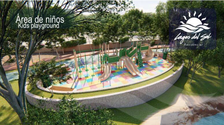 Lot in private community with clubhouse, Padel courts, and more for sale in Cancun