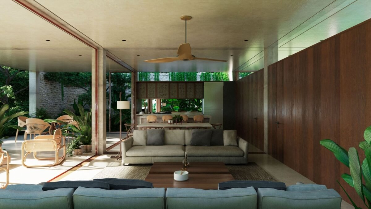 Outdoor lifestyle, 2 terraces, private pool, luxury finishes, private bedroom, pre-construction for sale Aldea Zama, Tulum.