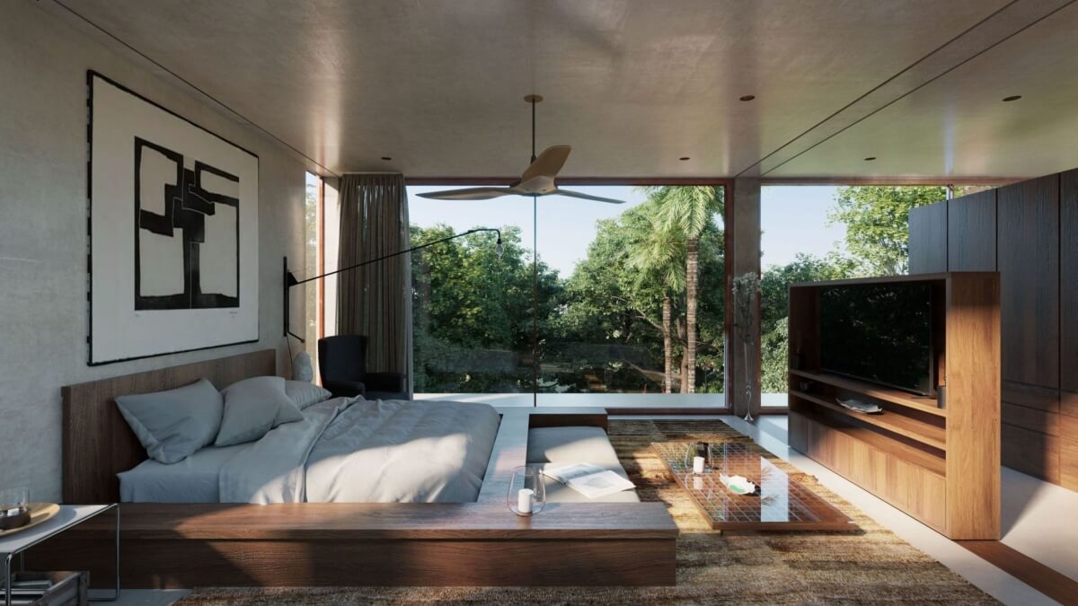 Outdoor lifestyle, 2 terraces, private pool, luxury finishes, private bedroom, pre-construction for sale Aldea Zama, Tulum.