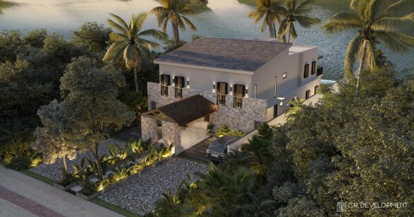 Residencia de lujo con alberca privada en comunidad cerrada, Villamagna, Canc&uacute;n