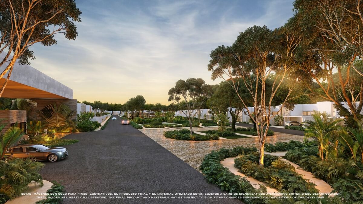 House with garden, terrace and clubhouse with amenities, for sale, Mayakoba, Playa del Carmen.