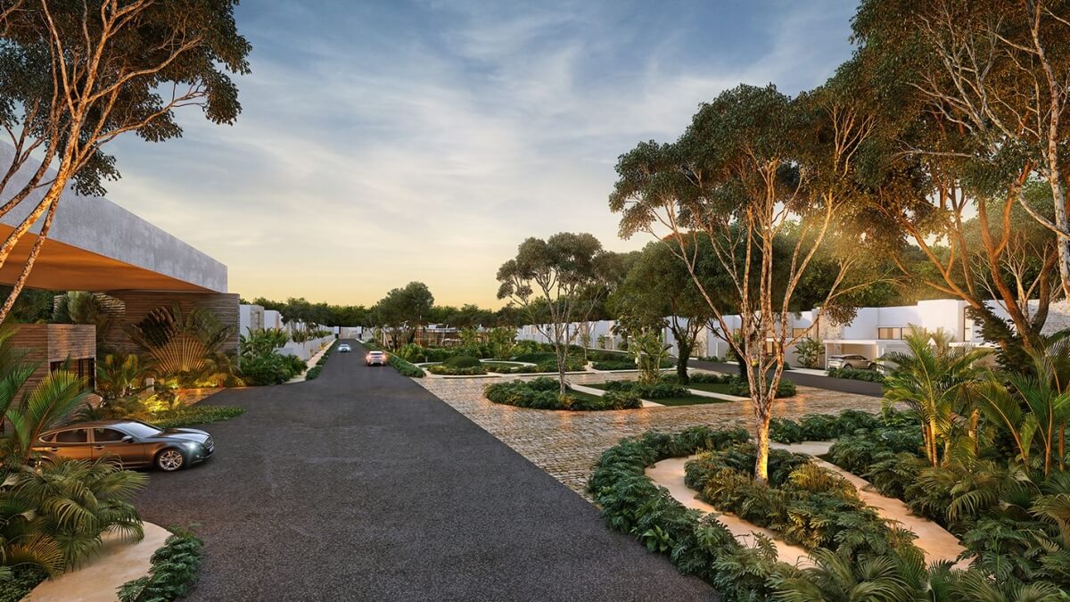 House with garden, terrace and clubhouse with amenities, for sale, Mayakoba, Playa del Carmen.