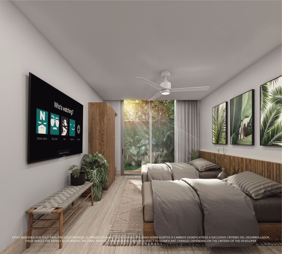 Departamento con areas comunes rodeadas de naturaleza, cerca de la playa en Tulum, venta.