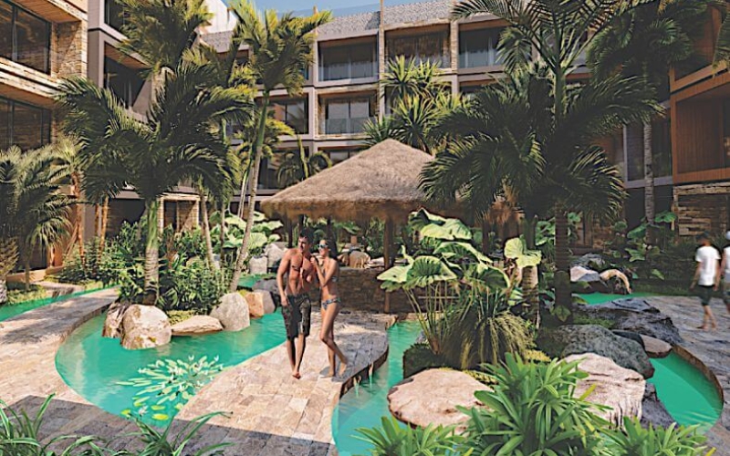 Condo 900 meters from the beach, furnished, infinity pool, cinema, spa, holistic terrace, gym, restaurant, and more, in pre-construction, fo