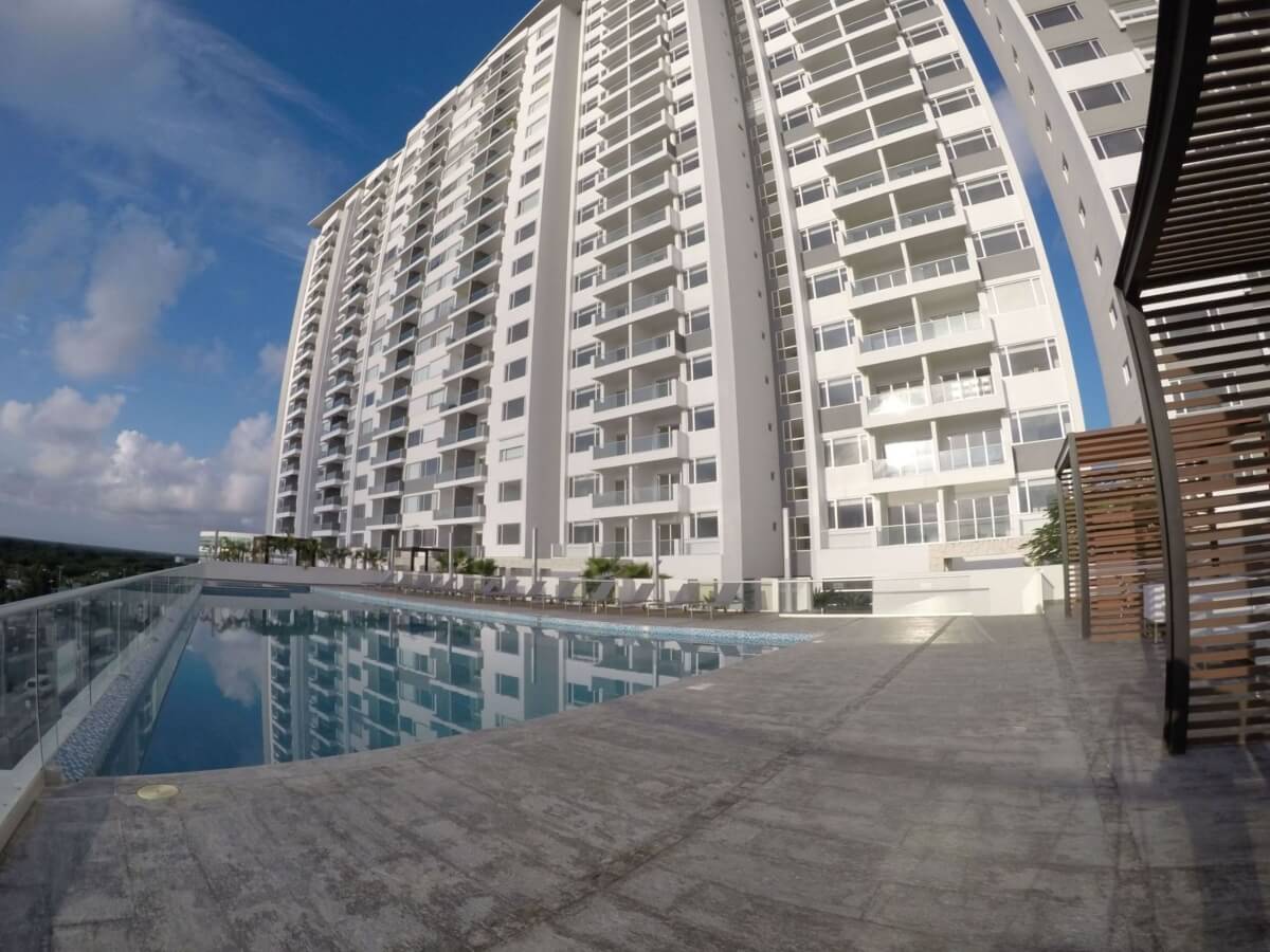 Loft con balc&oacute;n, en comunidad cerrada, en venta, Zona Hotelera, Canc&uacute;n