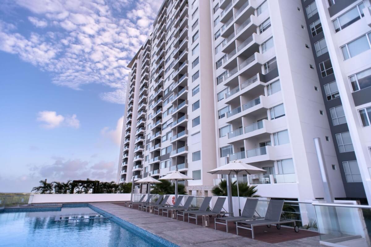 Loft con balc&oacute;n, en comunidad cerrada, en venta, Zona Hotelera, Canc&uacute;n