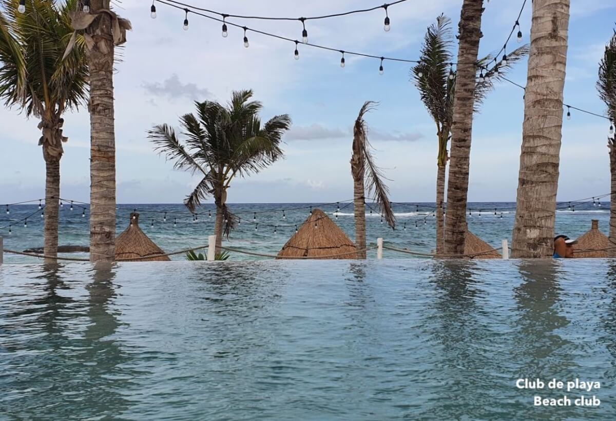 343 sqm residential land with pool in a gated community, Tulum.