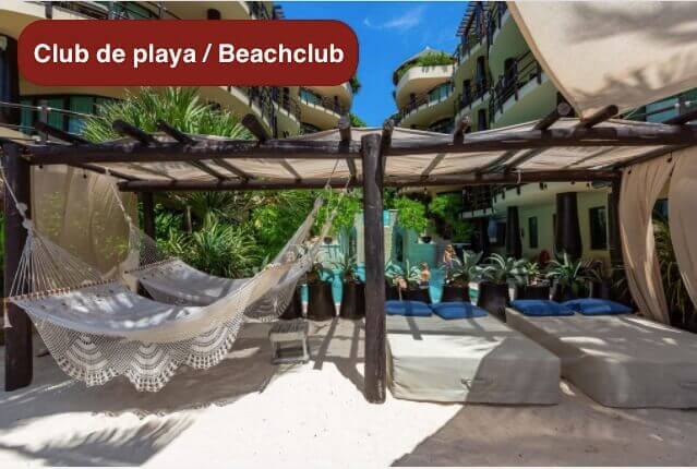 Condo in a beachfront community, with hotel amenities Playa del Carmen.