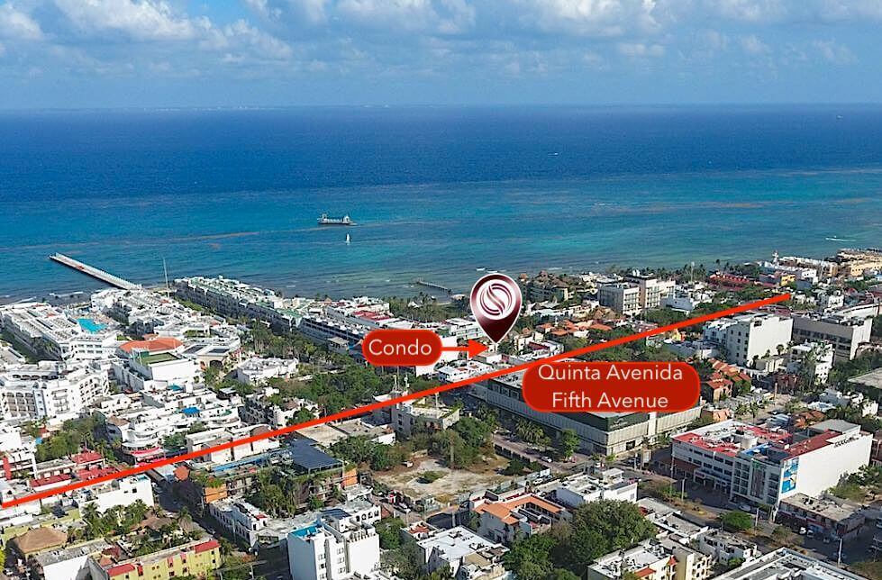 Condo in a beachfront community, with hotel amenities Playa del Carmen.