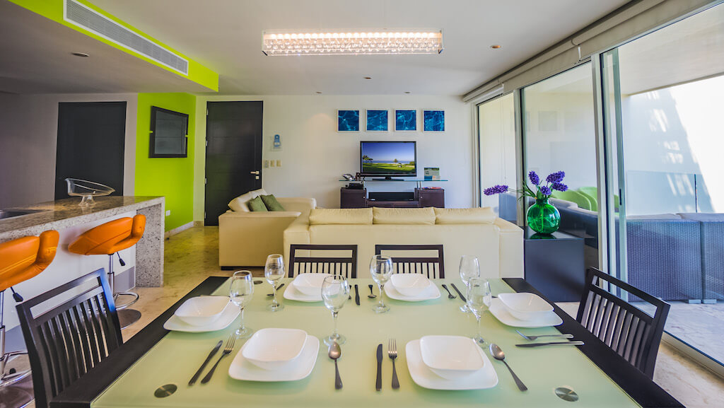 Condo con look off, y plunge pool, cine, venta, Centro, Playa del Carmen.