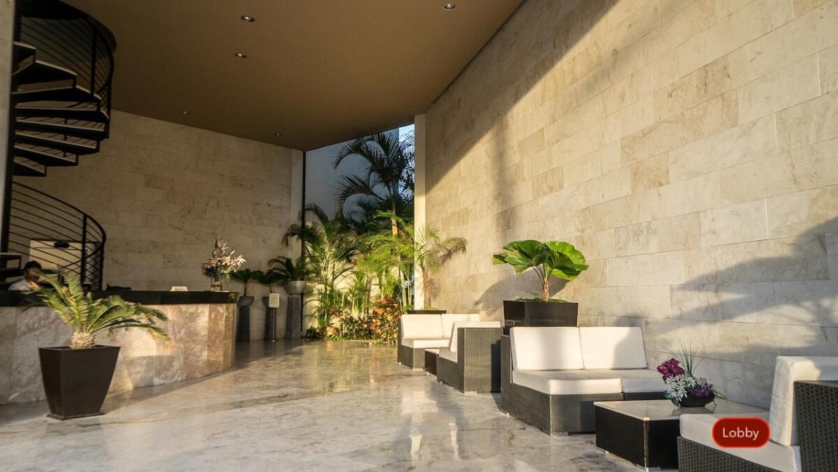 Penthouse with triple terrace, 2 balconies, TV room, service room, with beach club &amp; golf course, for sale, Corasol, Playa del Carmen, pre-c