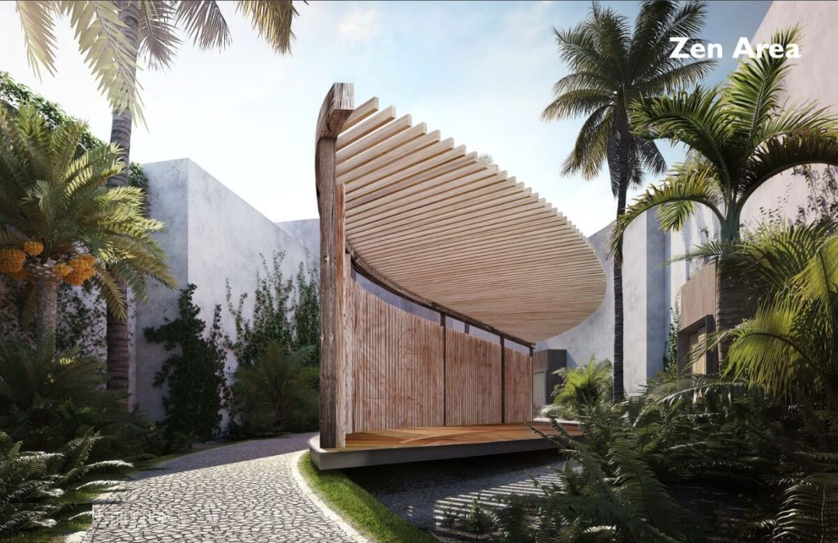 Outdoor lifestyle, 2 terraces, private pool, luxury finishes, private bedroom, pre-construction for sale Aldea Zama, Tulum.