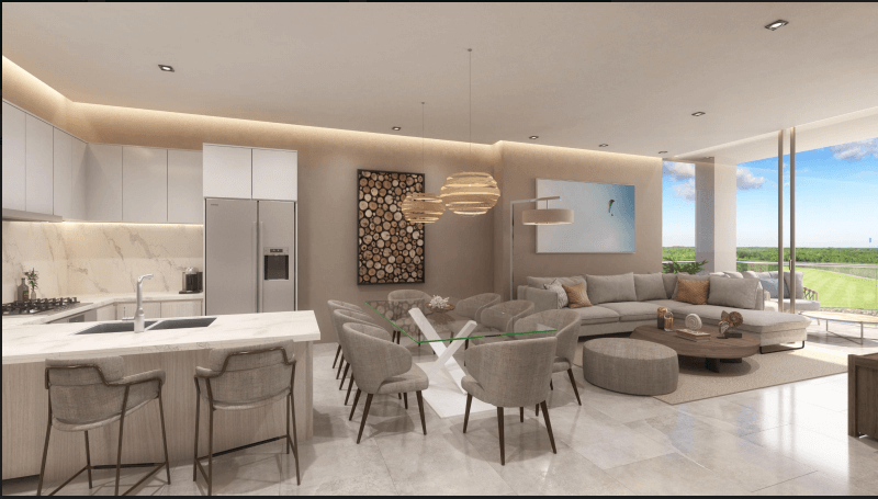 Luxury condominium one block from the beach , rooftop terrace with oceanview