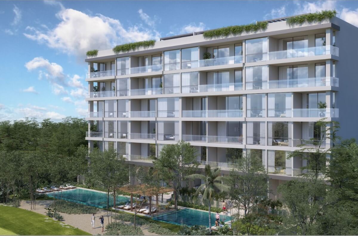 Condo in Playacar with clubhouse, 4 pools, playground for children, Pet zone, gym, clubhouse, restaurant, terrace bar, concierge and more, f