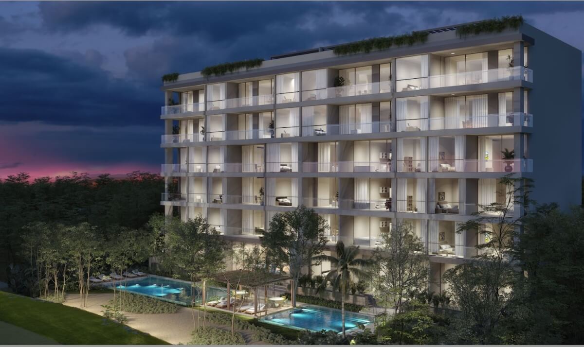 Condo with Garden and Multiple Private Terraces, for Sale, Playacar, Playa del Carmen