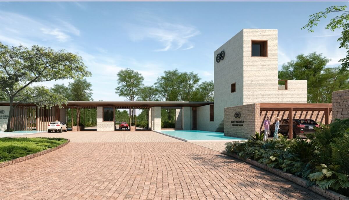 Luxury condominium 387 m2 with garden, cenote, pool, 400 meters from the beach, on the golf course, pre-construction-sale Playacar