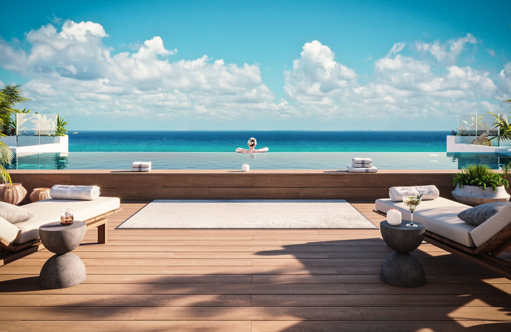 Departamento con vista panor&aacute;mica y amenidades de lujo&ndash; Ejido, Playa del Carmen