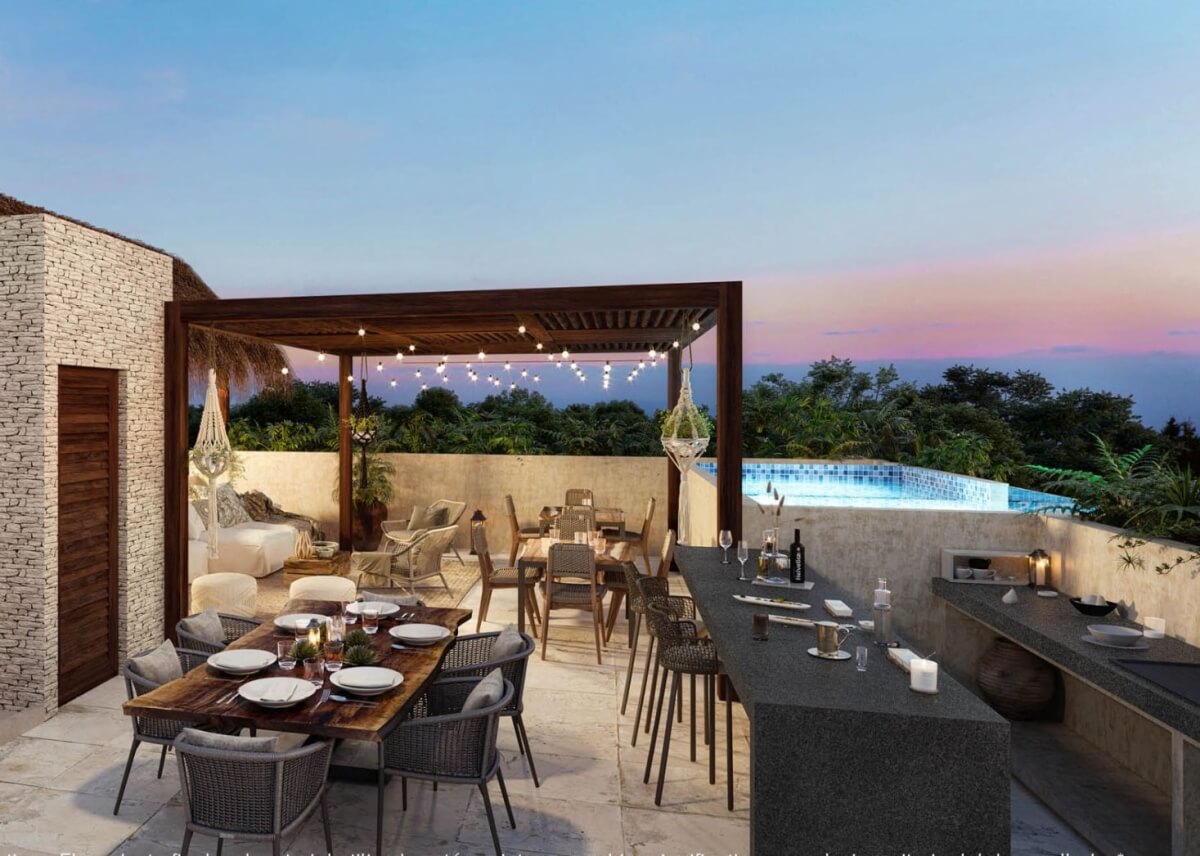 1 bedroom condo in the most exclusive and natural area of Tulum