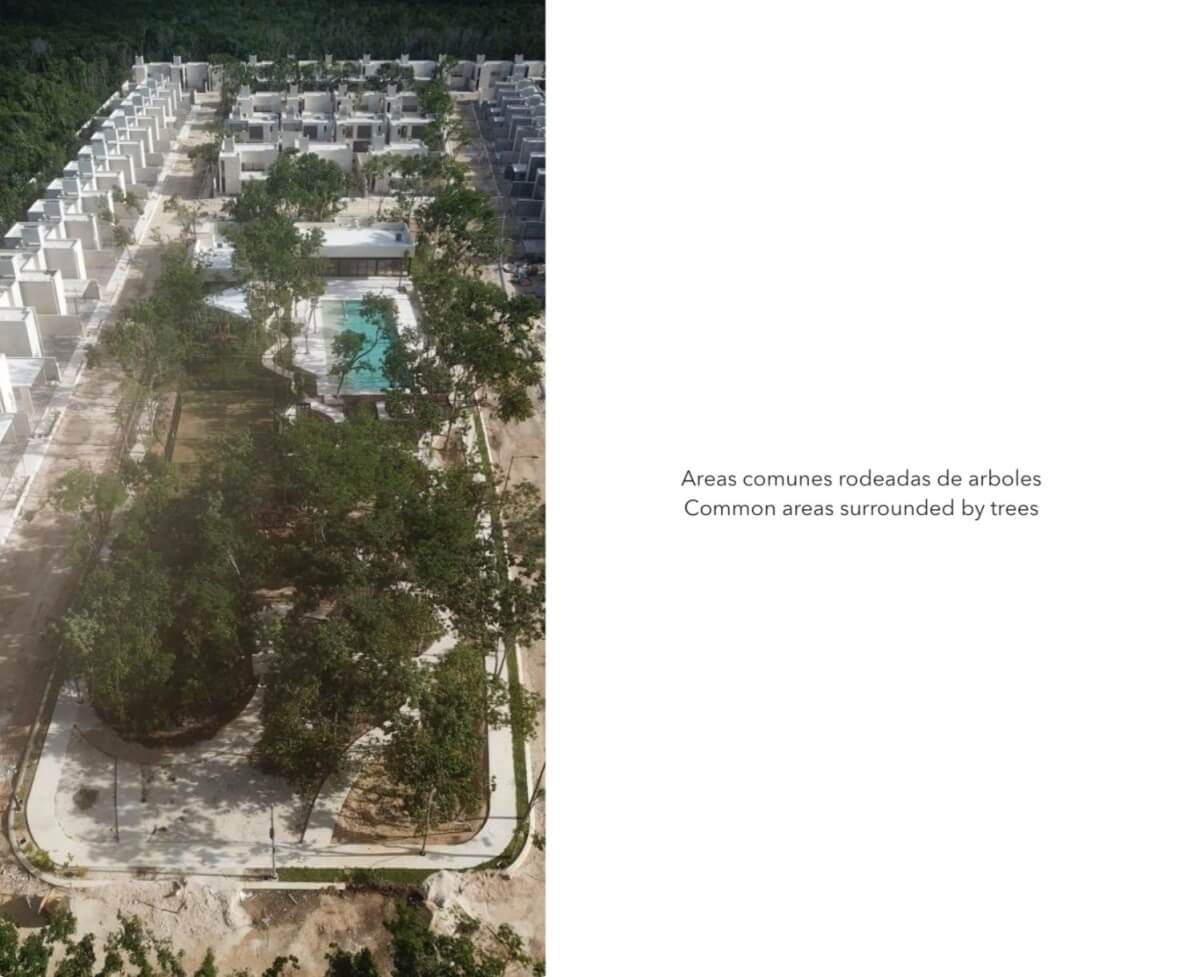 Casa de 3 recamaras en Playacar, alberca con carril de nado, chapoteadero, terraza con vista a la alberca, en venta, Playa del Carmen.