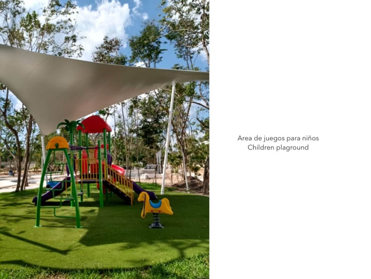 Casa de 3 recamaras en Playacar, alberca con carril de nado, chapoteadero, terraza con vista a la alberca, en venta, Playa del Carmen.