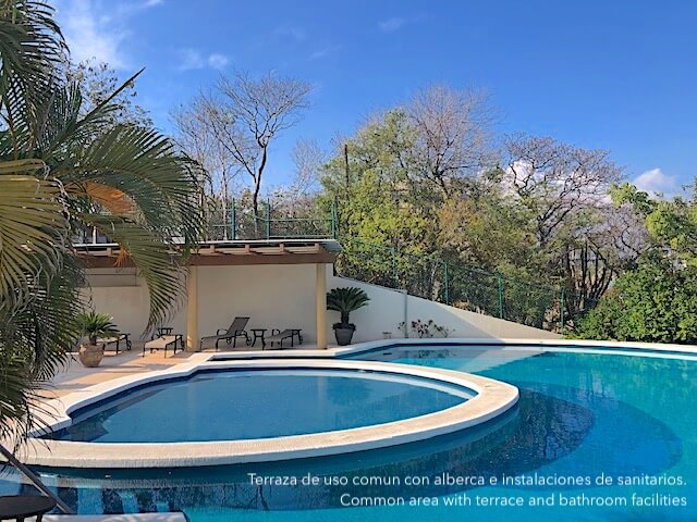 Ocean view penthouse, panoramic terrace, pool and Jacuzzi with sea view, furnished, 250 meters from the beach. for sale Huatulco.