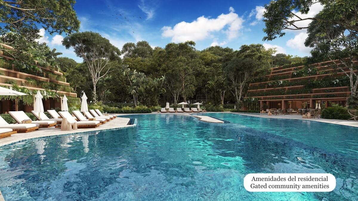 Condominium with  swimp up, access to the pool by your terrace, passenger drone, electric car charge