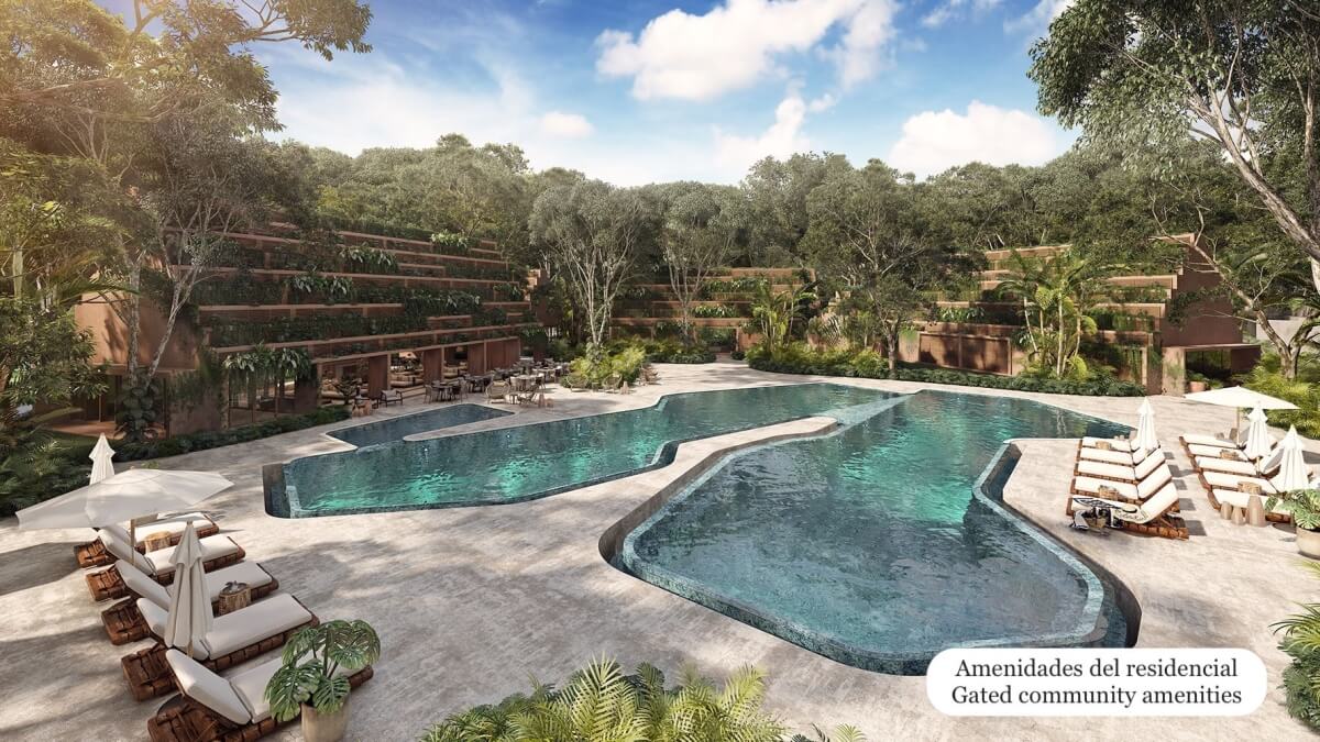 Condominium with  swimp up, access to the pool by your terrace, passenger drone, electric car charge